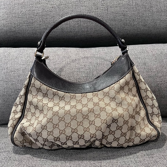 Authentic Gucci Abbey GG Monogram Shoulder Bag - Picture 7 of 16